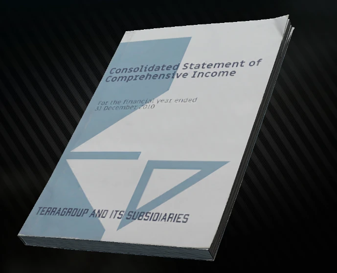 Financial documents in-game item