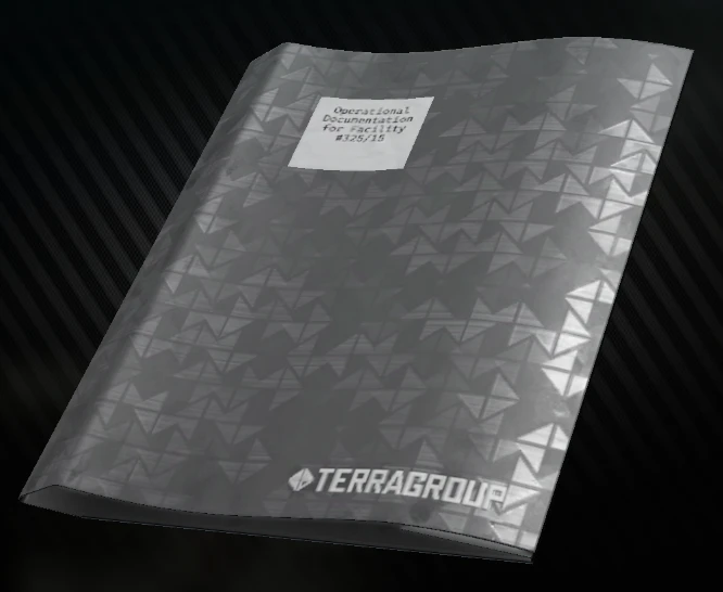 Technical documentation in-game item